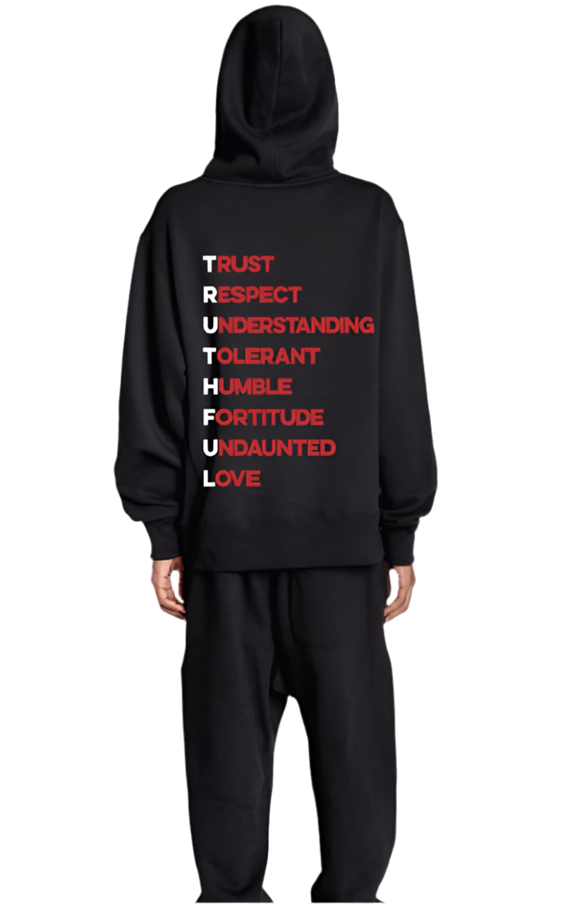 Truthful | Black Hoodie