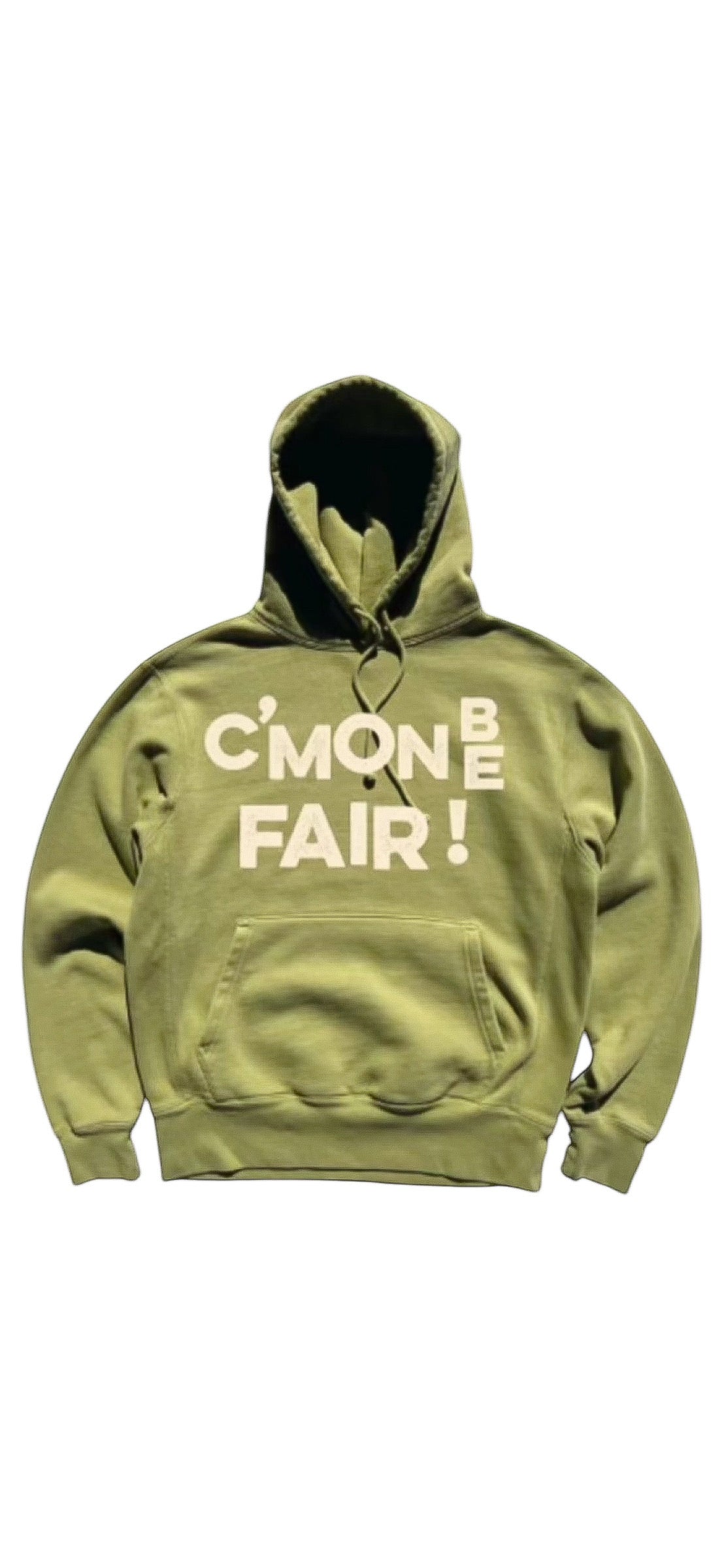 C'mon Be Fair | Mosstone Olive Hoodie