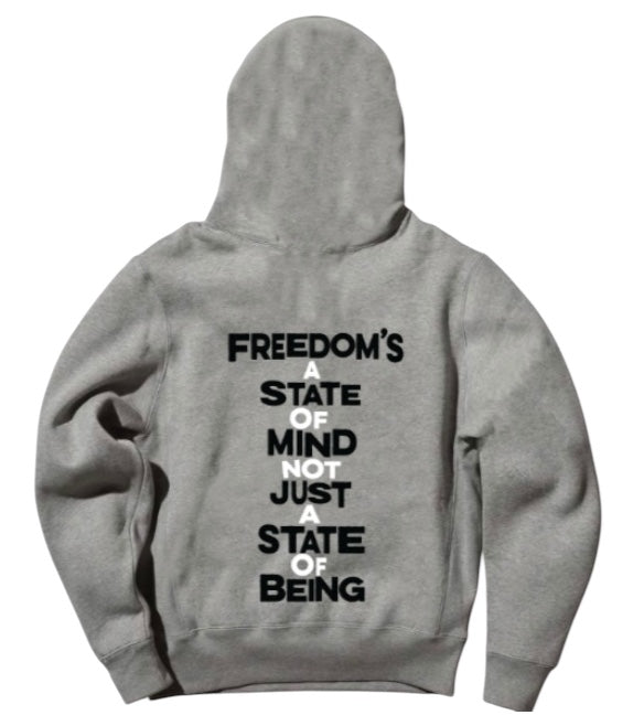 Freedom | Heather Grey Hoodie